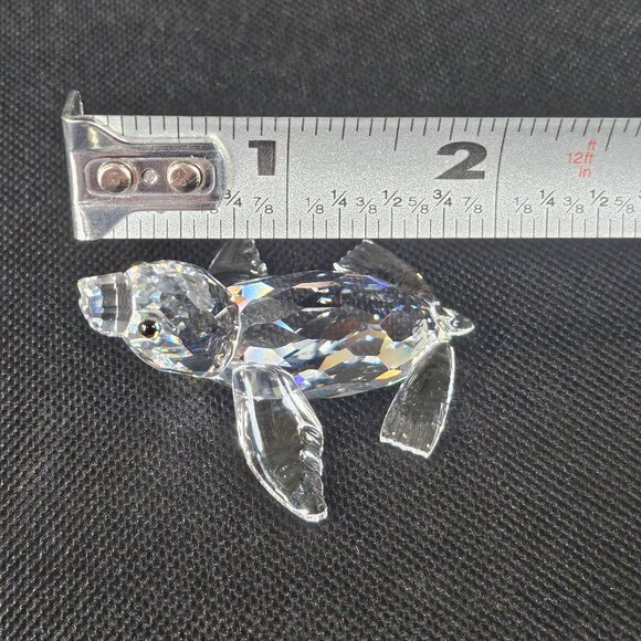 Swarovski Crystal Baby Sea Lion Figurine Retired Piece From Aquatic World Group - Picture 8 of 9